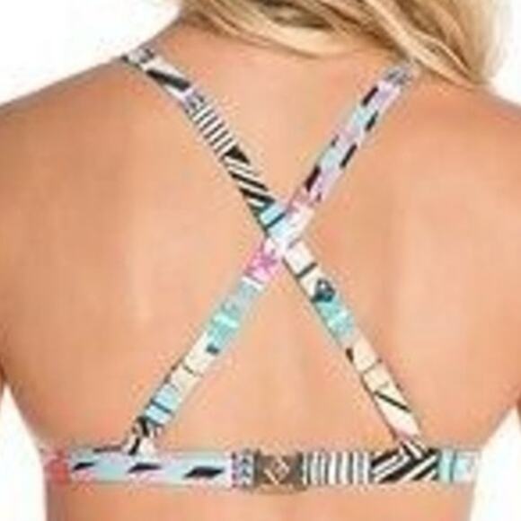 Vera Bradley Reversible Desert Shapes Emma Bikini Top Size L - Picture 10 of 12